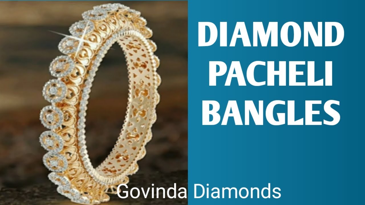 Diamond Pacheli Designs Diamond Bangles Wholesale Prices by