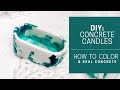{DIY} HOW TO MAKE CONCRETE CANDLE VESSELS + How to seal concrete!