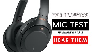SONY WH-1000XM3 Wireless Headphones Mic Quality Test (2023 Update)