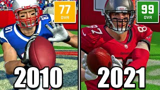 Scoring a Touchdown With Rob Gronkowski in EVERY Madden Game!