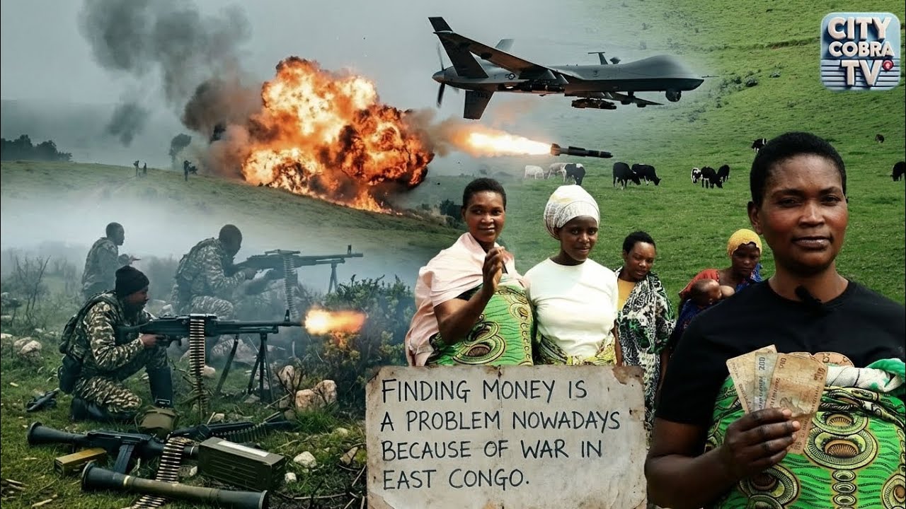 ВОСТОК - КОНГО: Граждане говорят, что из-за войны жизнь стала трудной, а также что они потеряли д...