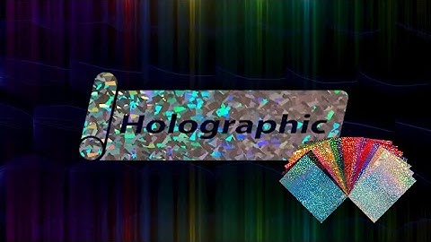 { Siser Holographic HTV } Add Some Bling to Your Designs