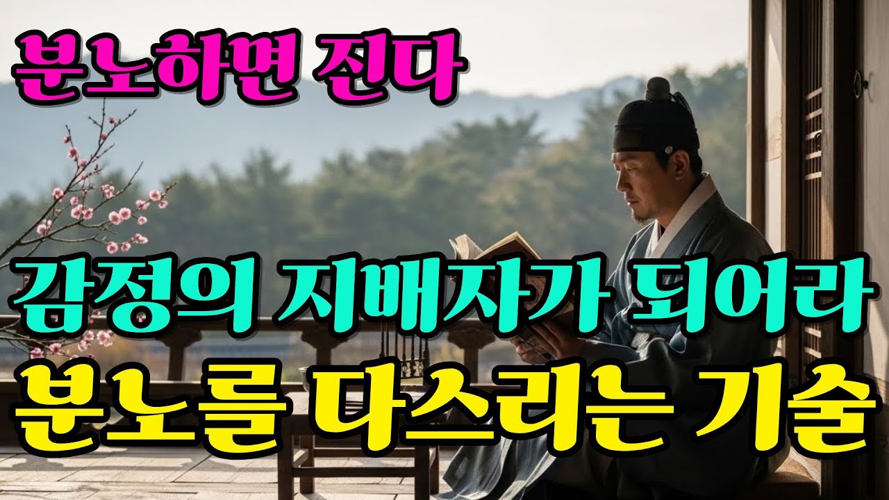 분노하면진다.분노를다스리는 기술 #정약용 #명언 #오디오북