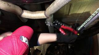 ZIP TIE TRICK TO CUT EXHAUST