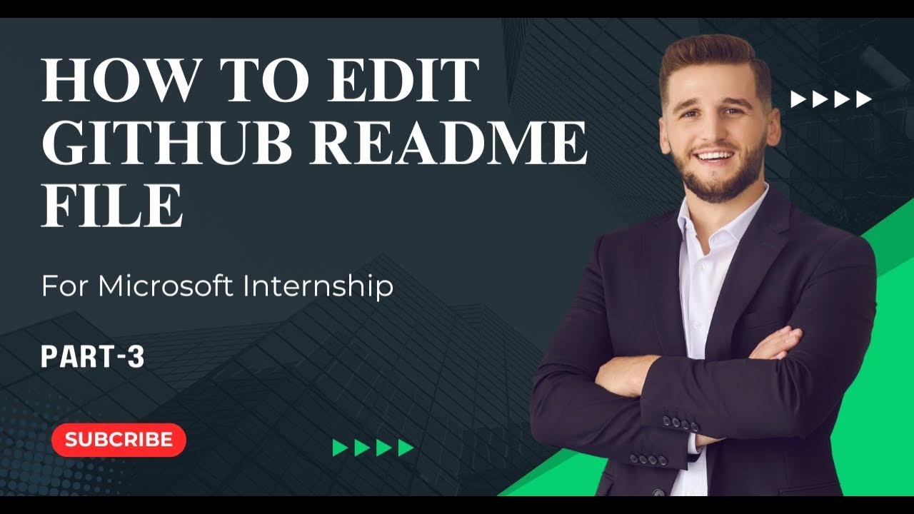 How to edit github readme file || part-3 || #microsoft #github # ...