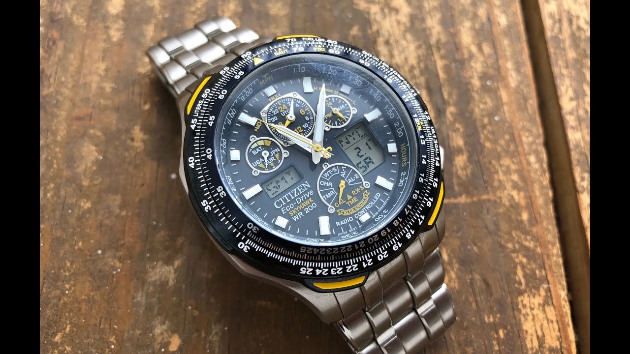 The Citizen SkyHawk A-T Wristwatch: The Full Nick Shabazz Review - YouTube