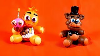 PLUSH FREDDY AND CHICA🐻🐥😱😱(FNAF/FNAF2/FNAF HELP WANTED) PLASTILINA✔✔✔ PORCELANA✔✔ POLYMER CLAY✔