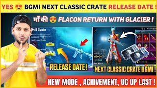 Big Update M4 Glacier In Bgmi Date Bgmi Next Clic Crate Release Date Falcon Return