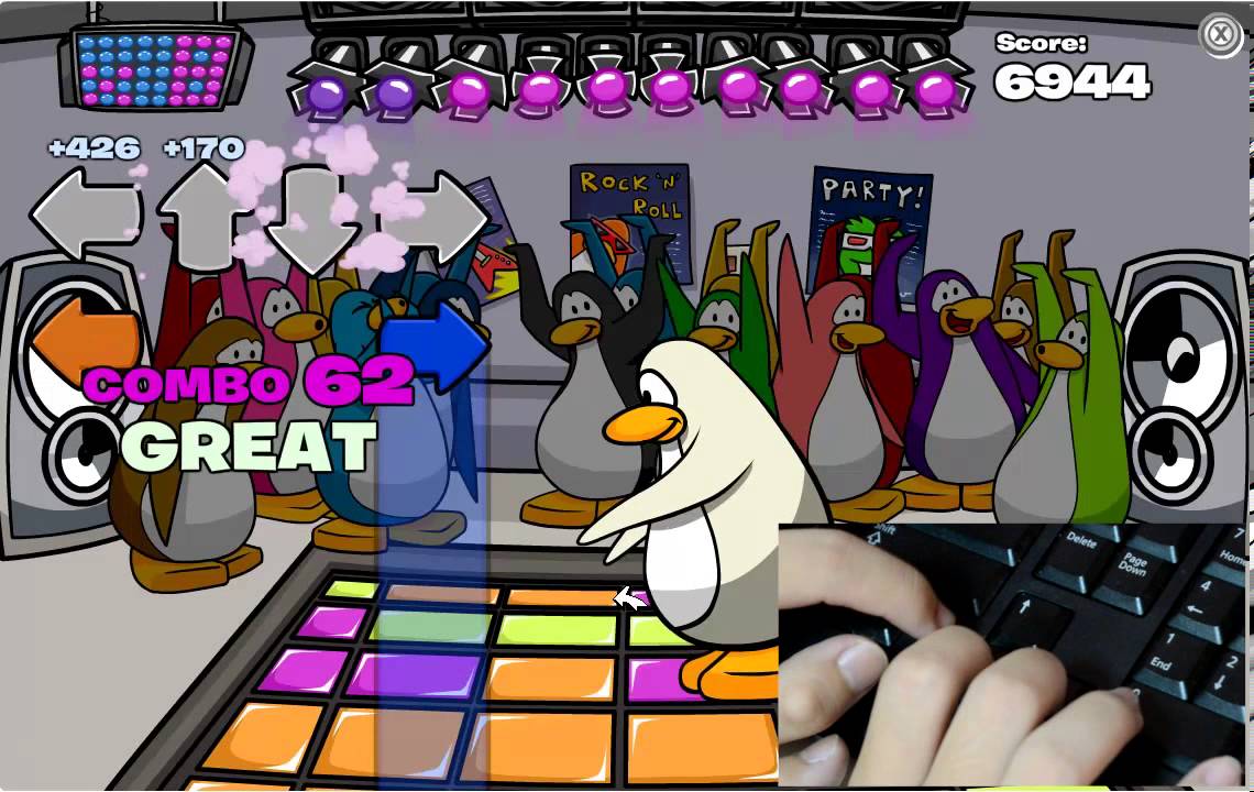 Club Penguin Dance but with fortnite dance song 