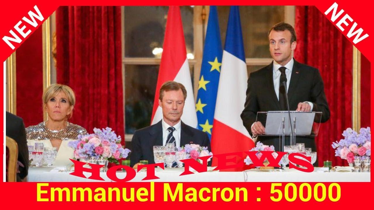 Emmanuel Macron 50000 ou 500000 combien coûte la