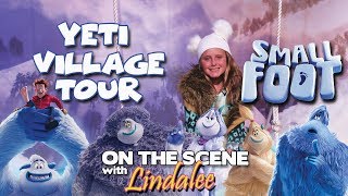 We Tour the SMALLFOOT Yeti Village in Hollywood, CA - Zendaya Channing Tatum