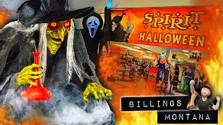 SPIRIT HALLOWEEN 2023 BILLINGS MONTANA RIMROCK MALL YELLOWSTONE RIVER