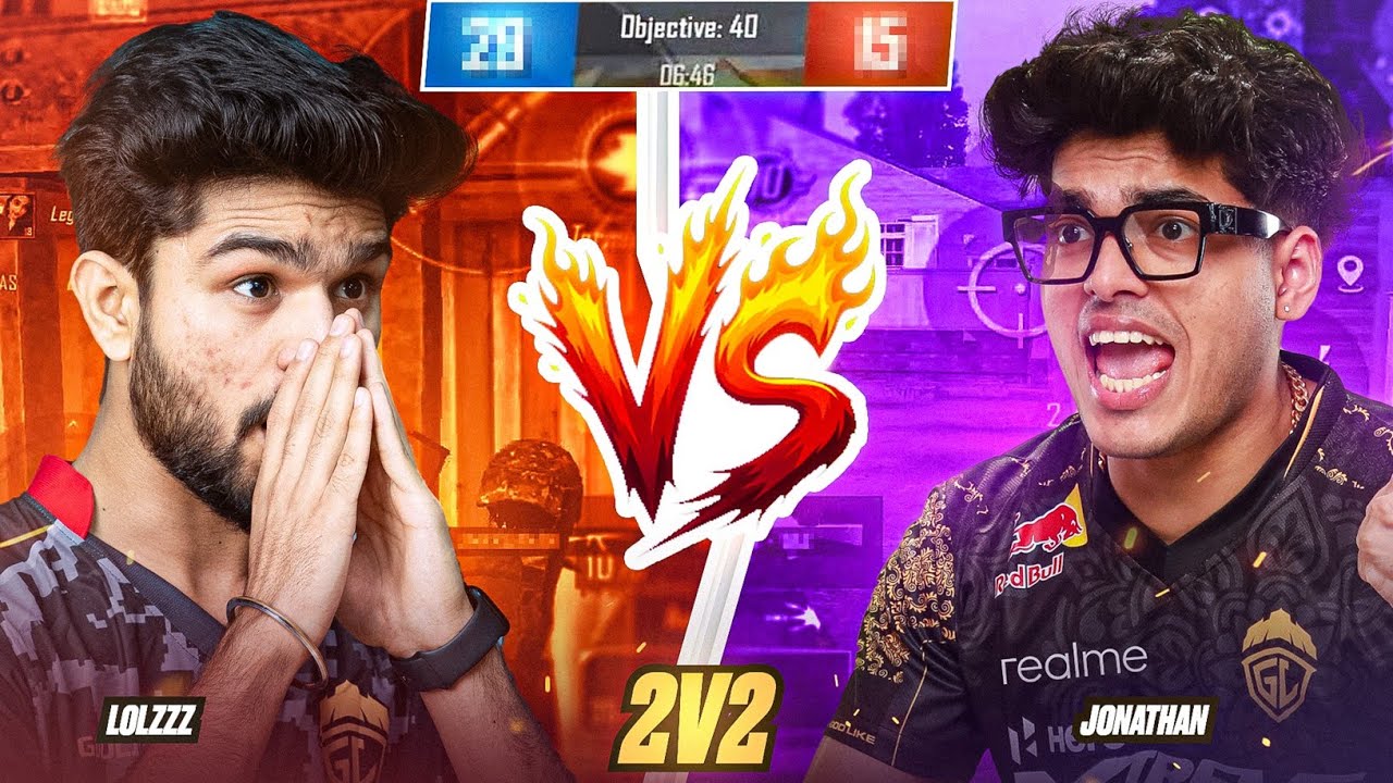 LoLzZz GAMING vs JONATHAN GAMING INTENSE 2v2 TDM BATTLE 🔥 LoLZzZ ...