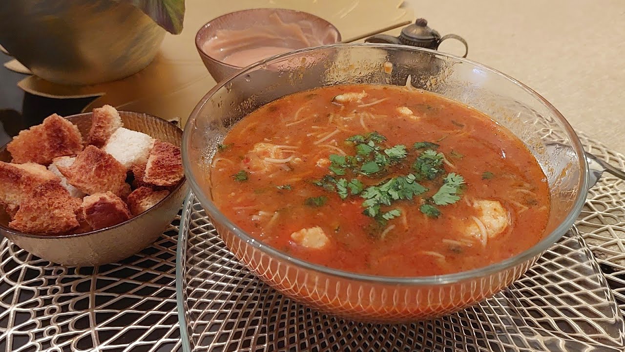 شربة قمرون او كروفات على الطريقة الجزائرية التقليدية chorba kamrone ou crevettes traditionnelle