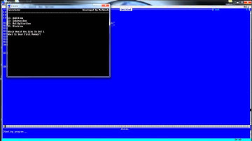 Making A Qbasic Calculator