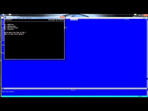 Making A Qbasic Calculator