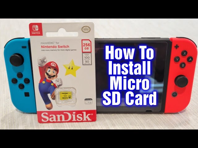 SanDisk 128GB Nintendo Switch Micro SD Card for The Switch, Switch OLED and  Switch Lite Memory Card 128 GB High Speed (SDSQXAO-128G-GNCZN) Bundle with