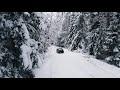 DJI MAVIC AIR 2 | WINTER RIDE IN SNOW FOREST