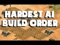 What is the Hardest AI's Build Order?