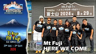 Lee Family On The Run Pt of 13 Days Tokyo Climbing Mt Fuji 22nd Aug - 3rd Sept 2024