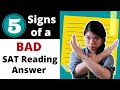 5 Characteristics of a Bad SAT Reading Answer
