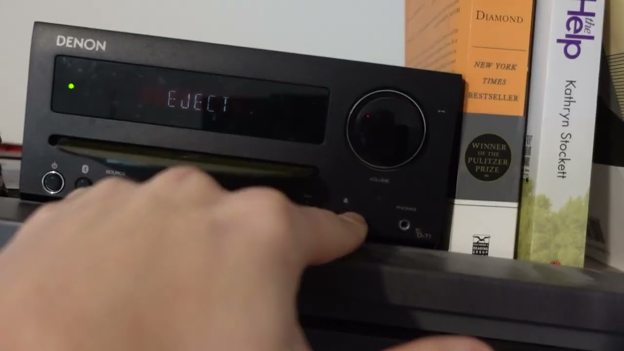 How to Reset Denon D-T1 Amp - YouTube