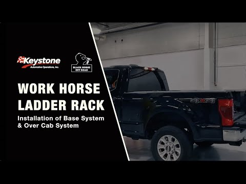 Black Horse Ladder Rack Installation