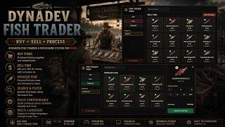 DynaDev Fish Trader | Buy, Sell & Process Fish System for RedM (RSG Core)