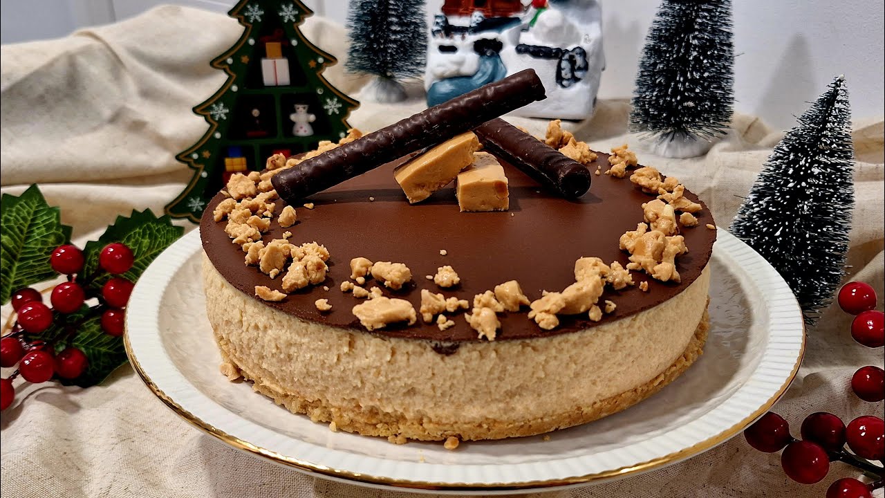 TARTA MOUSSE DE TURRÓN Y CHOCOLATE