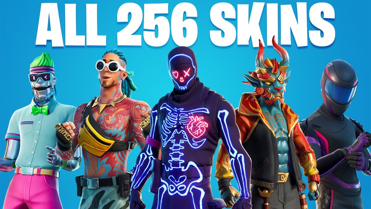 FORTNITE ALL RARE SKINS (All 14 Season Skins) YouTube