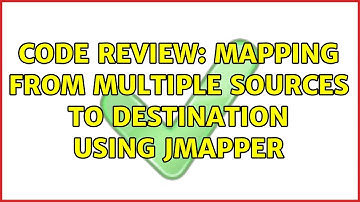Code Review: Mapping from multiple sources to destination using JMapper (2 Solutions!!)
