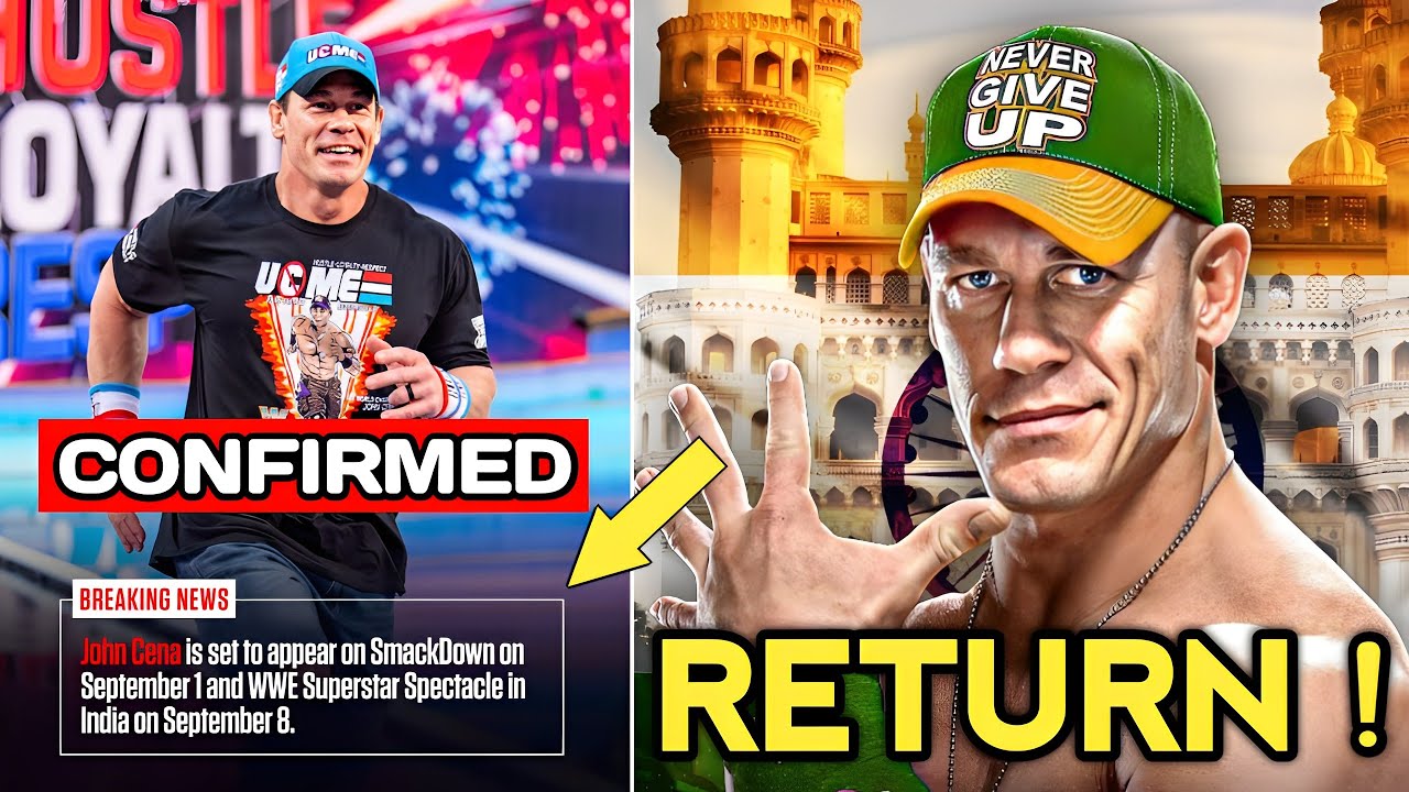 SURPRISE 🤩 ! John CENA Coming To INDIA. WWE Official Announced CENA