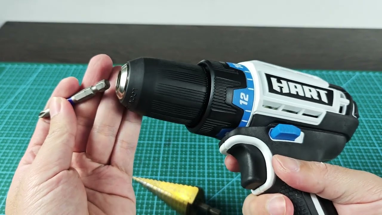 How to Put Drill Bit in Hart Drill (Change Bit)