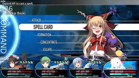 Labyrinth of Touhou 2 Steam - vs Lamprey Serpent