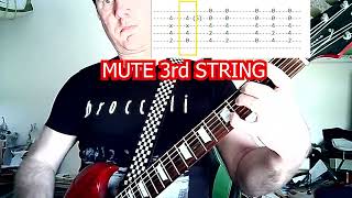 How to play &quot;Watching You Sleep&quot;  by LEATHERFACE on guitar (my version)