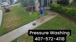 ASMR Pressure Wasihing apartment sidewalk & entry