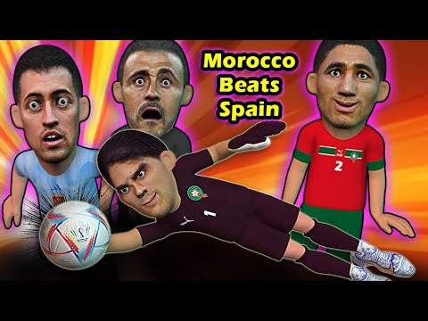 Morocco knocked Spain out of the World Cup