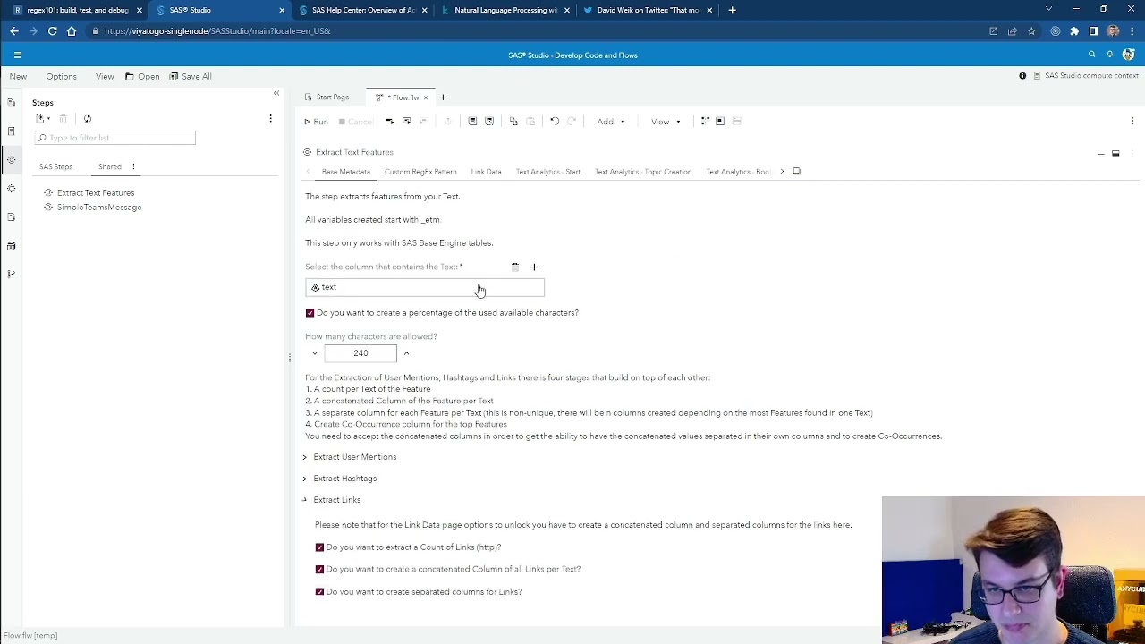 Extract Text Features | SAS Custom Step - YouTube