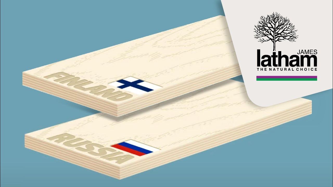 Russian Birch Plywood alternatives from James Latham YouTube