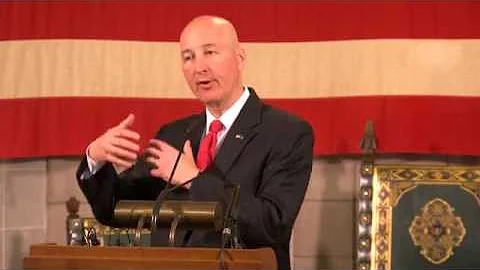 Governor Ricketts discusses proposed budget cuts