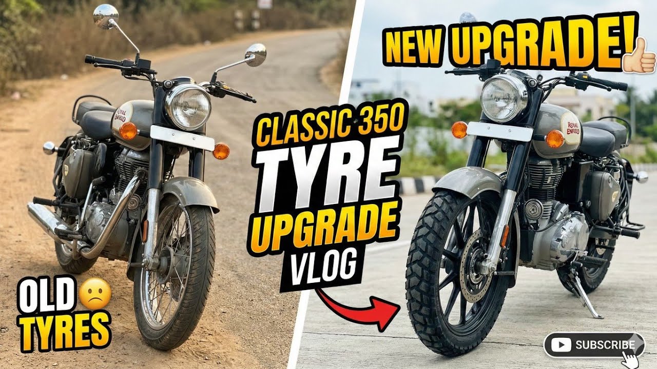 Classic 350 Tyre Upgrade | MRF to CEAT Grip XL