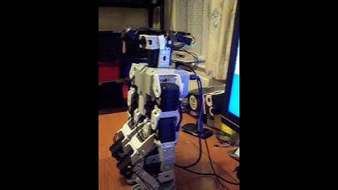 Bioloid Balancing with Feedback from IMU