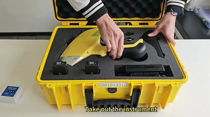 Handheld XRF analyzer VR-H5 for precious metal testing, only weight 1.6kg