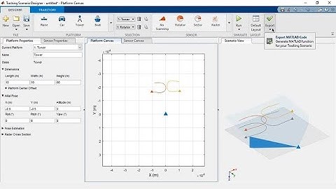 Tracking Scenario Designer