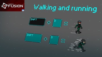 Tutorial platformer WALKING AND RUNNING (Animation) #1 Clickteam Fusion 2.5