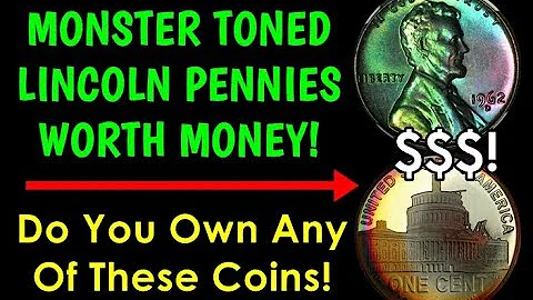 Colorful Lincoln Pennies Worth HUGE Amounts Of Mon...
