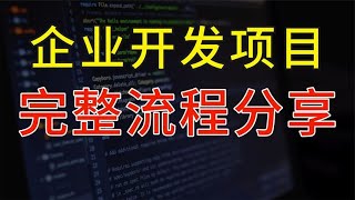 5分钟，了解企业开发项目的完整流程~