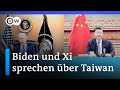 Joe Biden und Xi Jinping: Treffen per Videokonferenz | DW Nachrichten