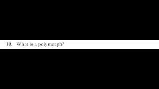 Famous What is a polymorph Wealth