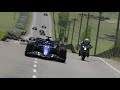 Kawasaki ninja h2r vs f1 racing cars at highlands